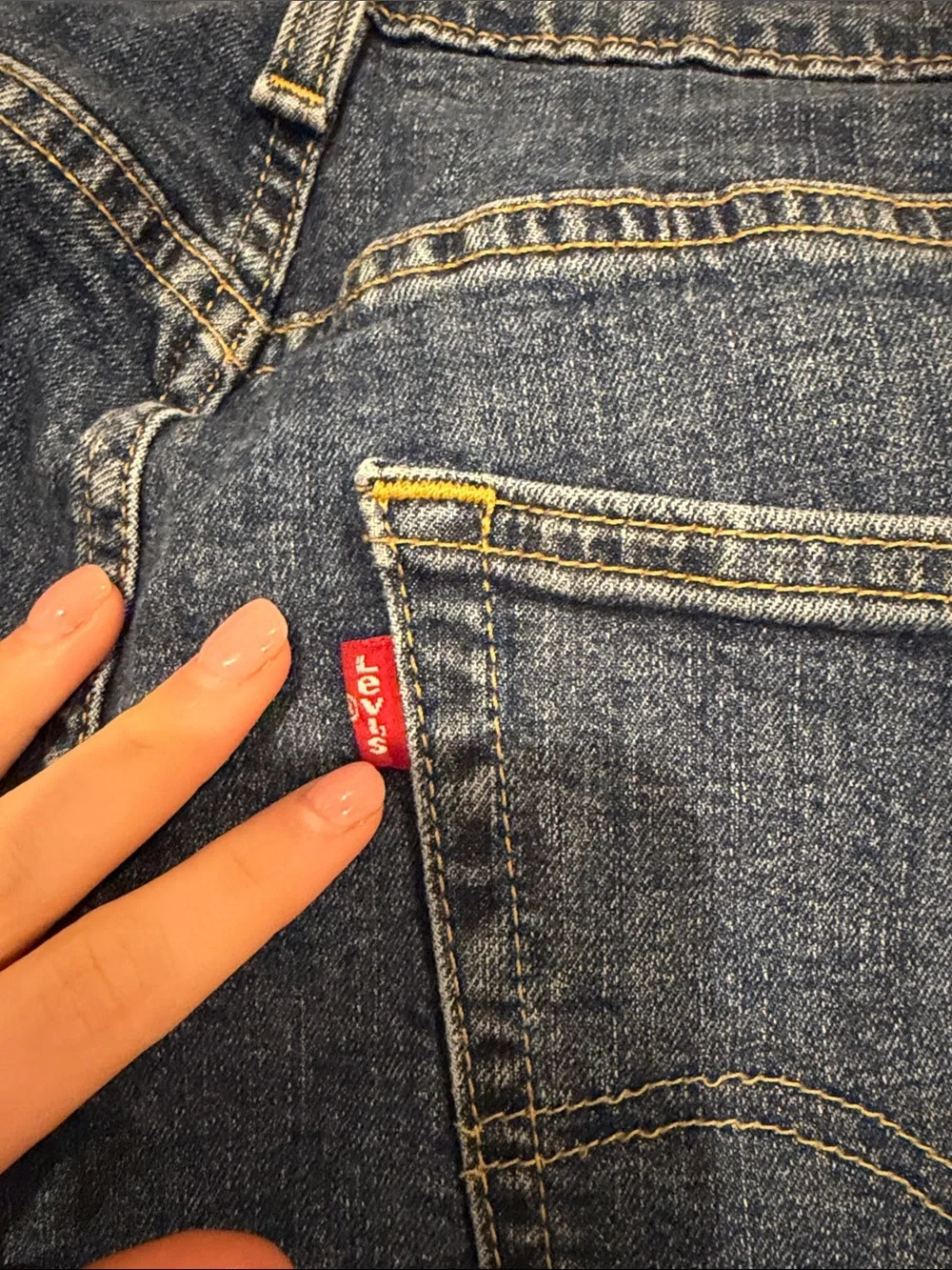 Levi's Men's Dark Blue Straight Jeans